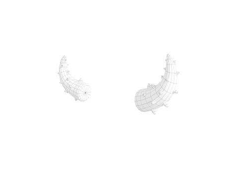 Spike Horn Modelo 3D