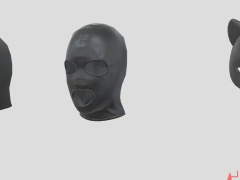 Low Poly Mask Pack 3D Model