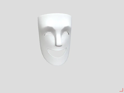 Low Poly Mask Pack 3D Model