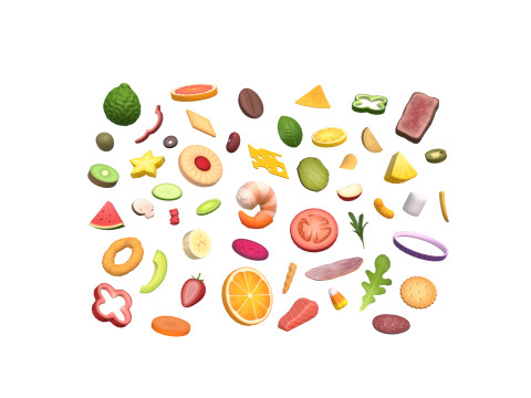 Low Poly Food Pack Vol 4 Modello 3D