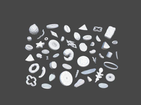 Low Poly Food Pack Vol 4 3D Model