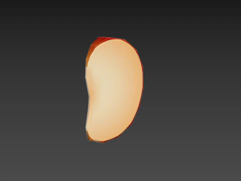 Apple Slice 3D Model