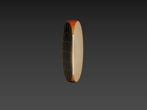 Apple Slice 3D Model
