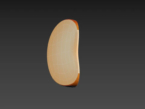 Apple Slice 3D Model