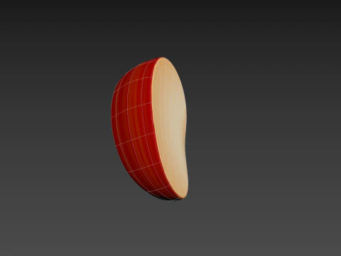 Apple Slice 3D Model