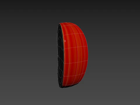 Apple Slice 3D Model