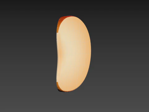 Apple Slice 3D Model