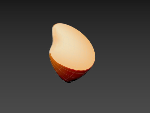 Apple Slice 3D Model