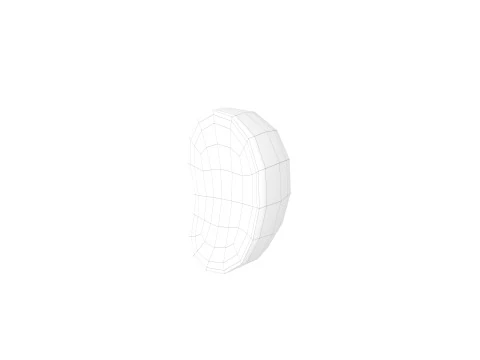 Apple Slice 3D Model