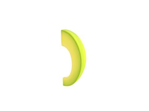 Avocado Slice Modelo 3D