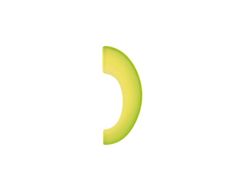 Avocado Slice 3D Модель