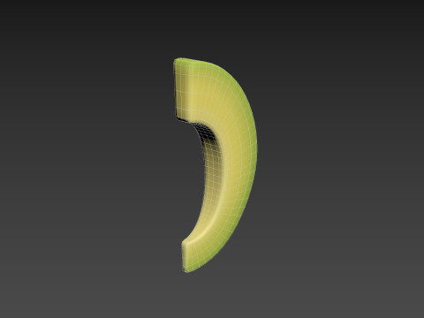 Avocado Slice 3D Модель