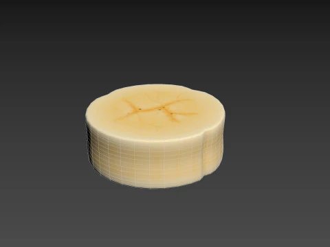 केले का टुकड़ा 3D मॉडल