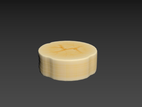 Banana Slice 3D Model