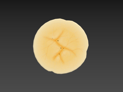 Banana Slice 3D Model
