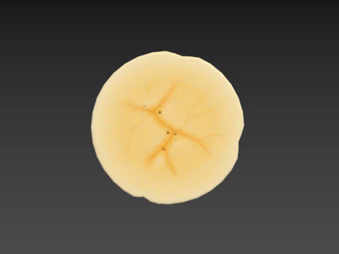केले का टुकड़ा 3D मॉडल