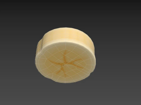 केले का टुकड़ा 3D मॉडल