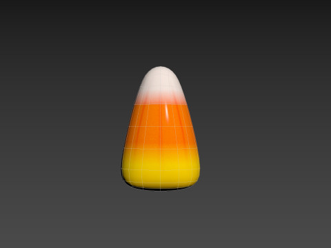 Candy Corn 3D Model