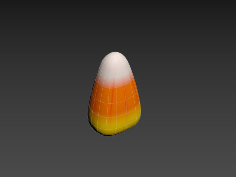 Candy Corn 3D Model