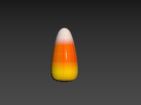 Candy Corn 3D Model