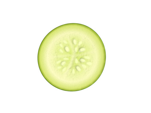 Cucumber Slice Modelo 3D