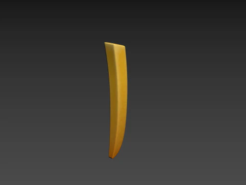 Batatas fritas Modelo 3D