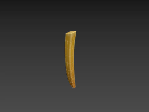 Batatas fritas Modelo 3D