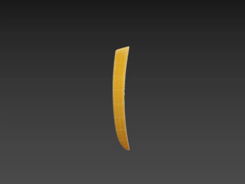 Batatas fritas Modelo 3D