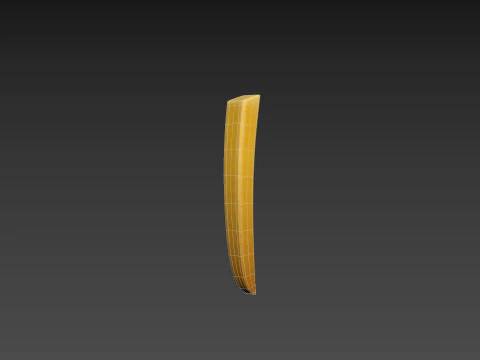 Batatas fritas Modelo 3D