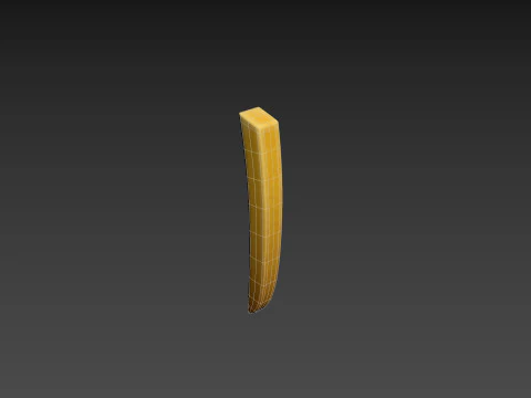Batatas fritas Modelo 3D