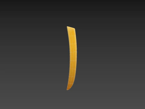 Batatas fritas Modelo 3D