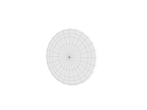 Grapefruit Slice 3D Model