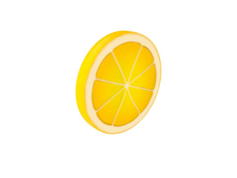 Fatia de Lim&atilde;o Modelo 3D