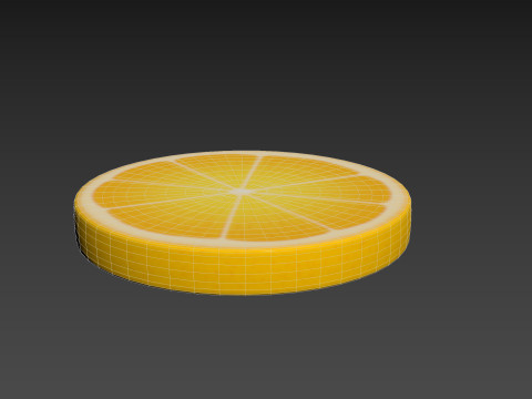 Lemon Slice 3D Модель