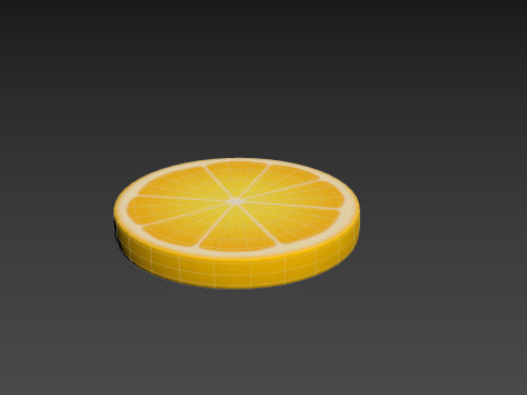 Lemon Slice 3D Модель