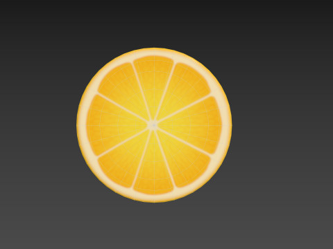 Lemon Slice 3D Модель