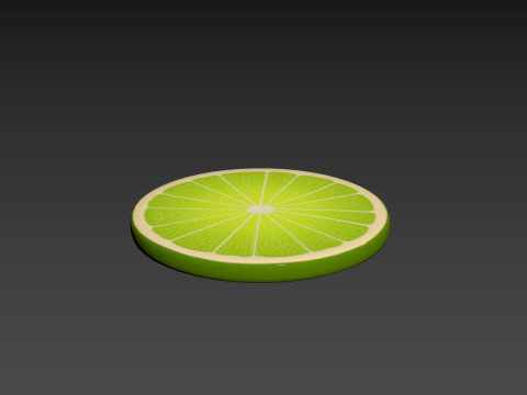 Lime Slice 3D Модель