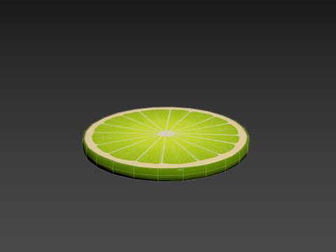 Lime Slice 3D Модель