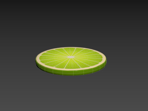 Lime Slice 3D Модель