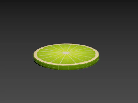 नीबू का टुकड़ा 3D मॉडल