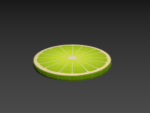 Lime Slice 3D Модель