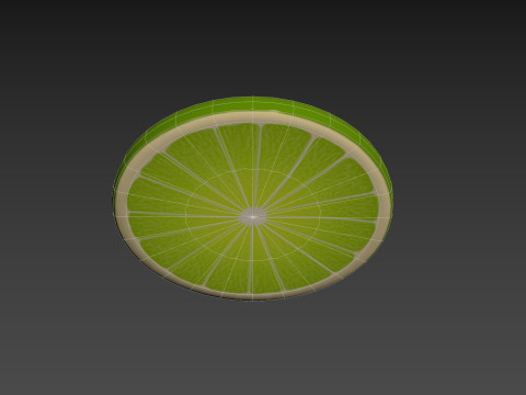 Lime Slice 3D Модель