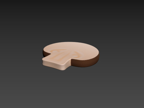 Mushroom Slice Modèle 3D