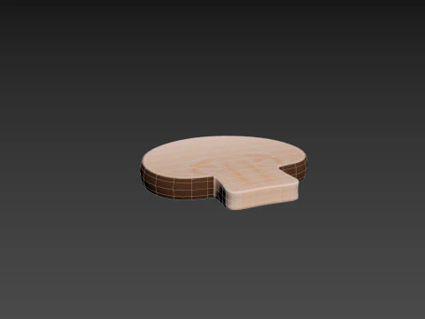 Kawałek Grzyb&oacute;w Model 3D