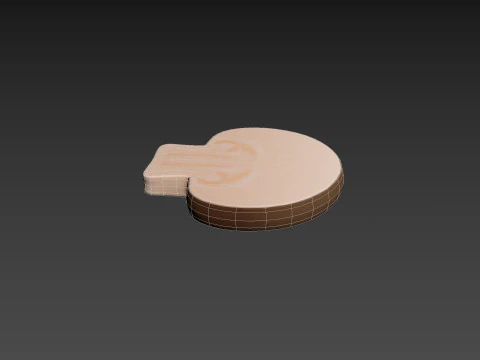 Kawałek Grzyb&oacute;w Model 3D