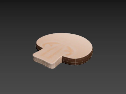 Kawałek Grzyb&oacute;w Model 3D