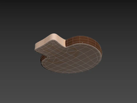 Kawałek Grzyb&oacute;w Model 3D