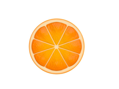 Orange Slice 3D Модель