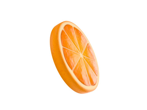 Orange Slice 3D Модель