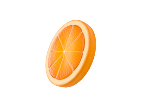 संतरे का टुकड़ा 3D मॉडल